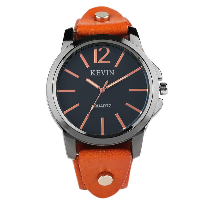 Watches for Men Leather Strap Minimalist